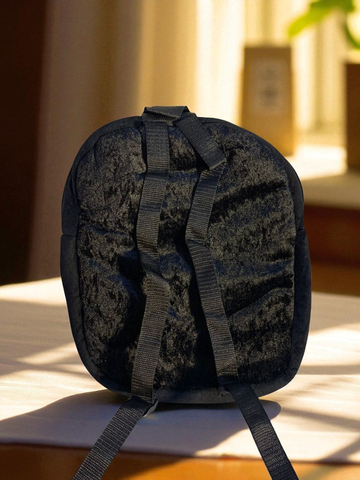 Teddy Bear Backpack (Black)