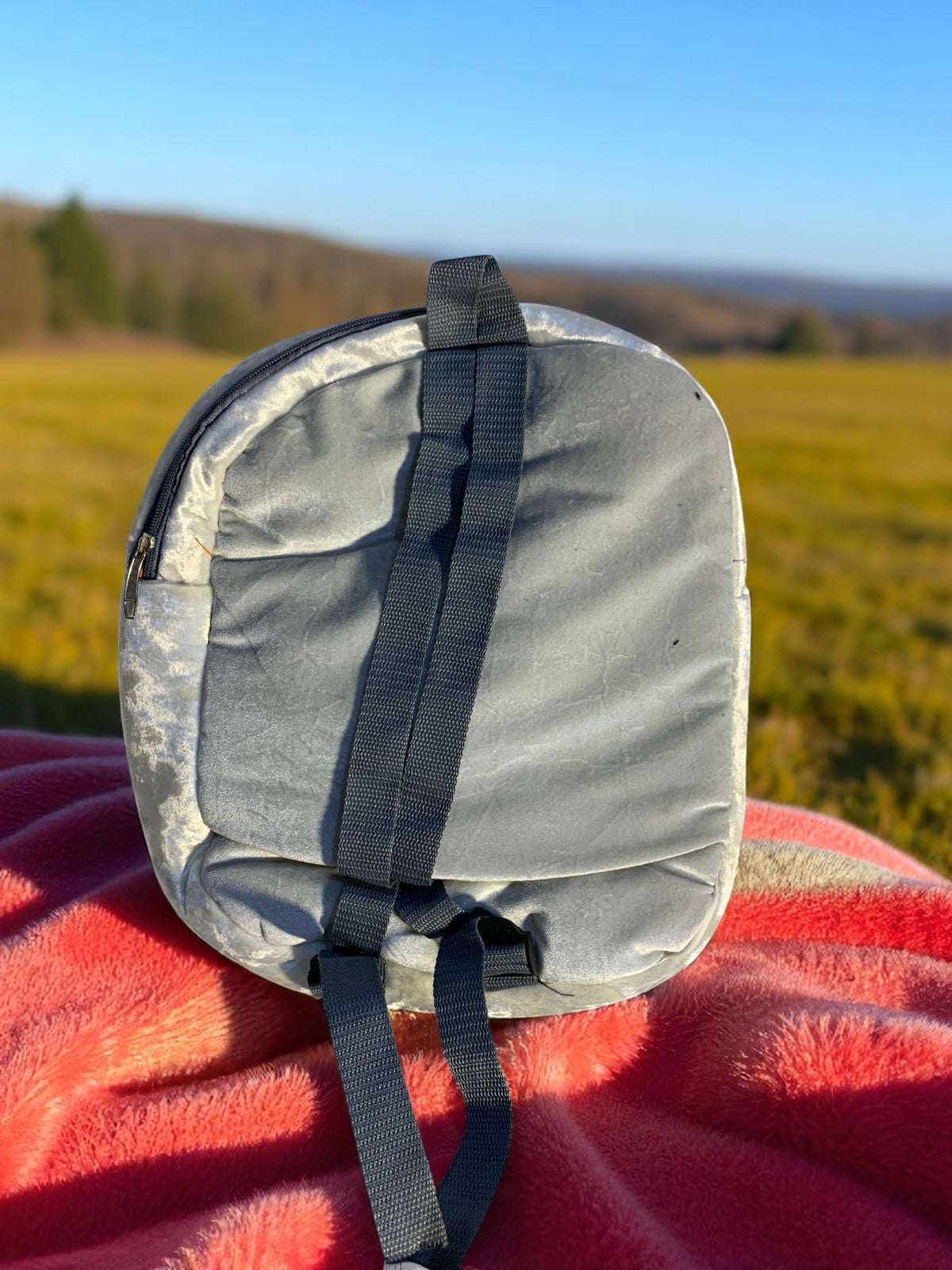Teddy Bear Backpack (Grey)