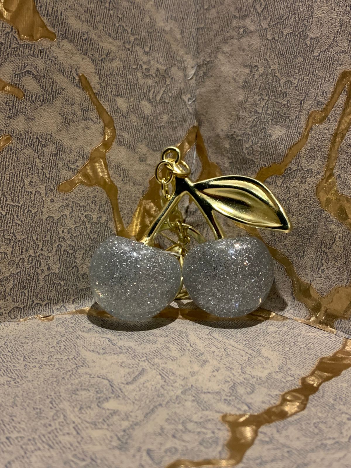 Cherry Key Chain (Silver)