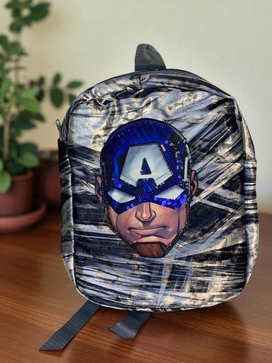Captain America Backpack (Metallic)