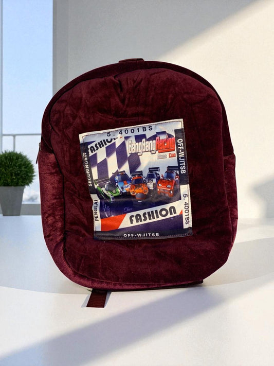 Car Backpack (Maroon)