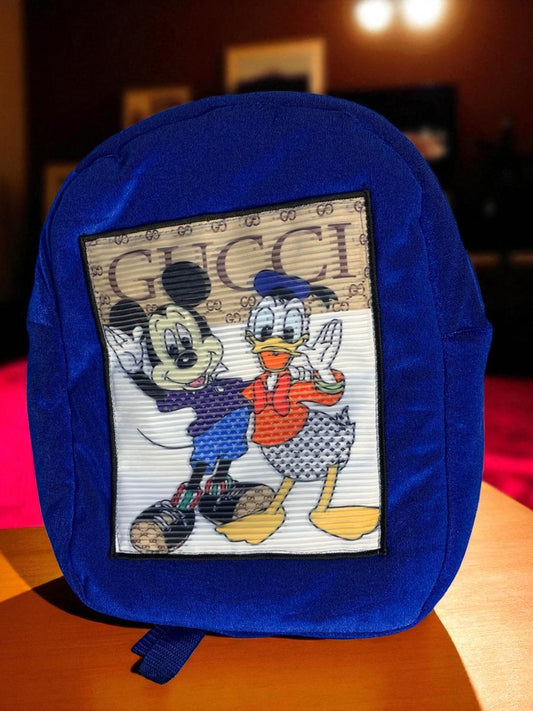 Mickey and Donald Backpack (Blue)